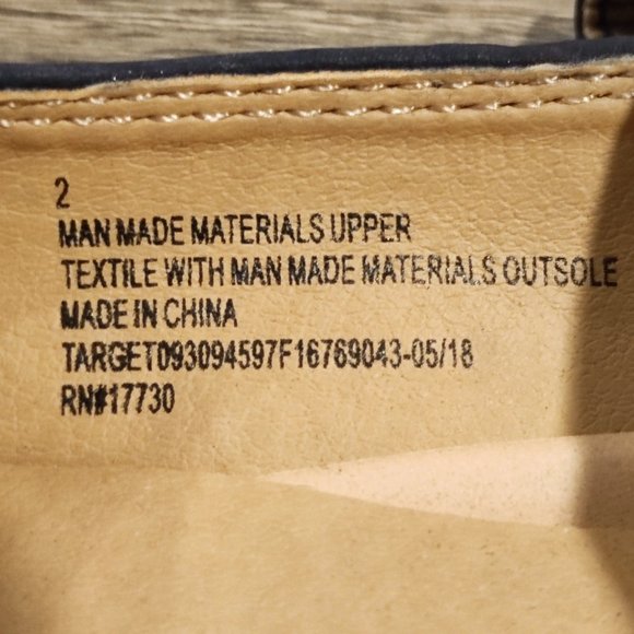 Cat & Jack girls' ballet shoes very dark blue size 2 NWT - Picture 4 of 5